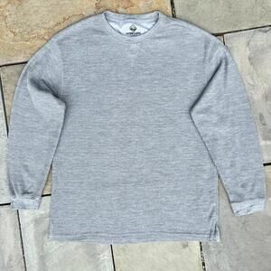 Grey Heather Waffle Knit Thermal